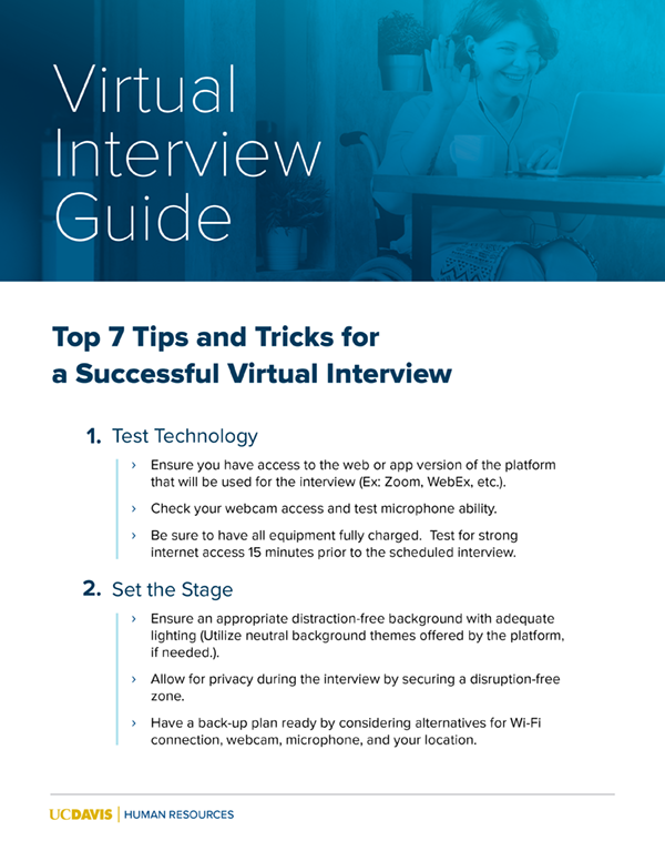 Thumbnail of Virtual Interview Guide PDF