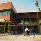 "exterior of the uc davis student community center"