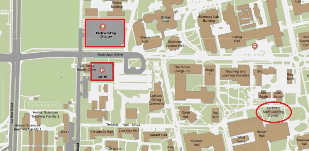 Heitman Parking Map