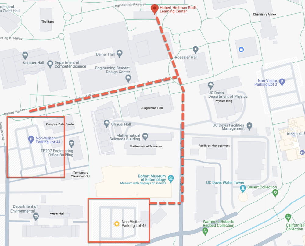 Heitman parking map