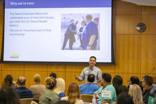 Will Peters, program lead, facilitates the session. 