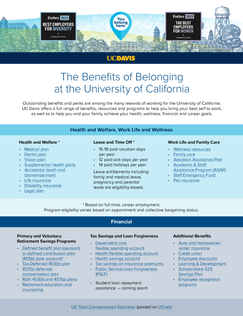 Benefits summary image. Click accompanying links to download PDF versions.