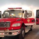 UC Davis Fire Truck assigned to LA fires. 